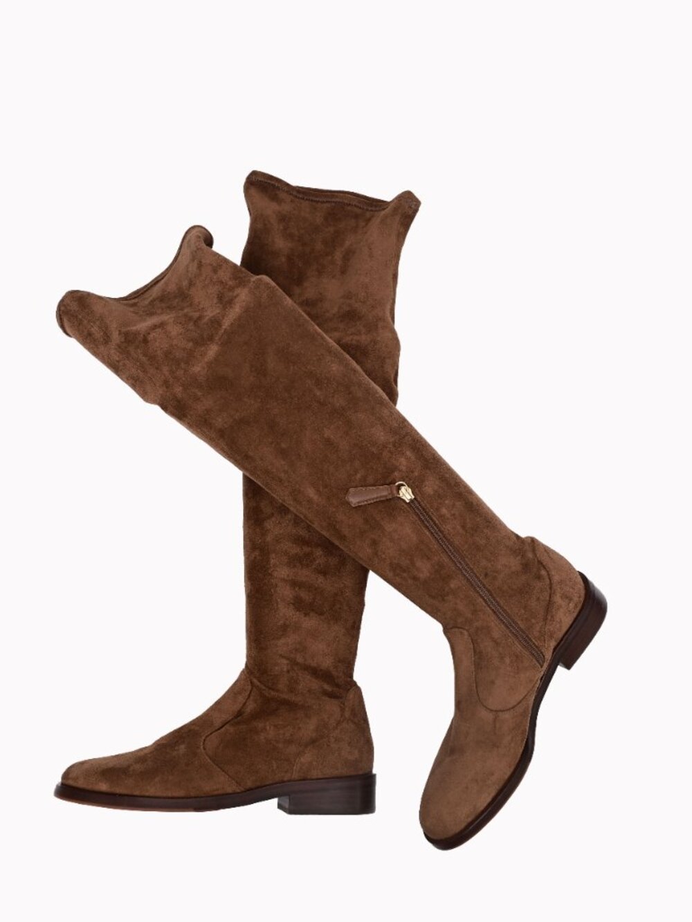 ANTONIO MELANI “Leenna” Brown Suede Over the Knee Boots. Women’s Size 7 M - Picture 3 of 16